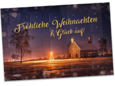 Produktbild des Adventskalender von Bergstadtspaziergang für Weihnachten 2021